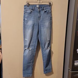 Sneek peek Distressed jeans size 3